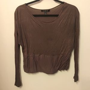 Olive Thin Knit Long Sleeve